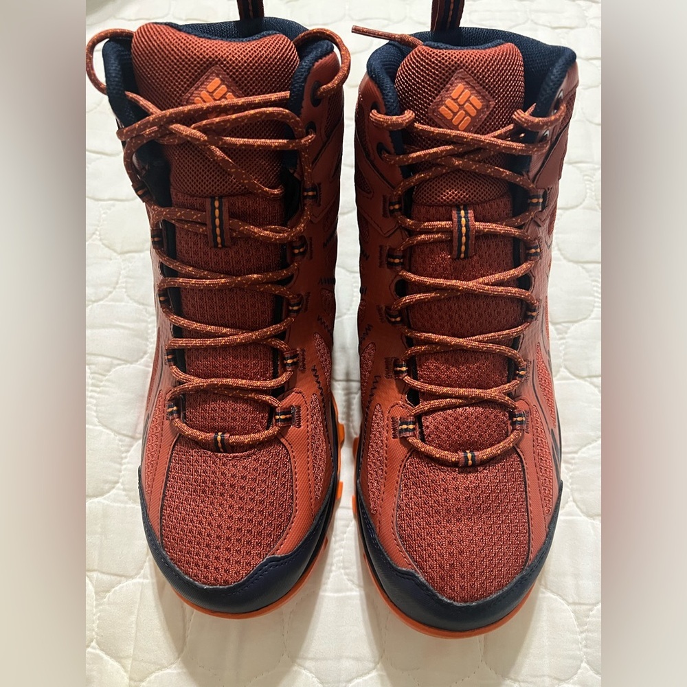 NEW Men’s Columbia Grove Heights FS Mid Outdry Waterproof - Red Orange 7.5